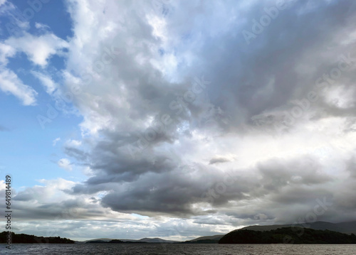 Large Open Sky with Clouds