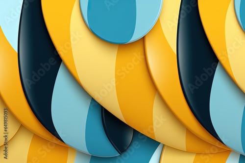 Abstract background modern hipster futuristic graphic. Yellow and blue background