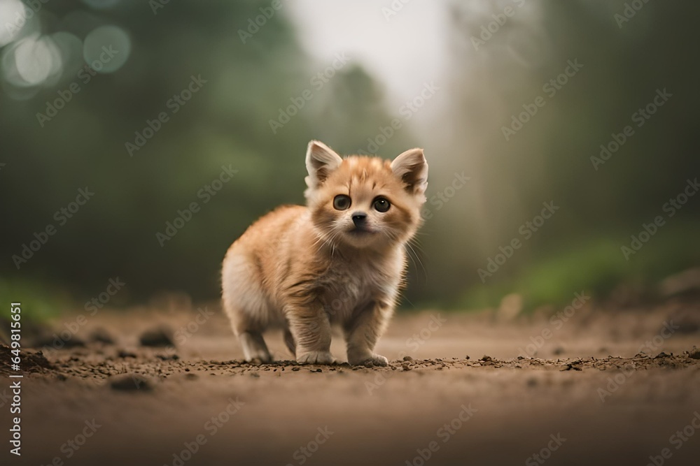 Fototapeta premium fox in the grass