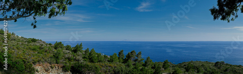 Panoramic view on Campo nell'Elba on Elba