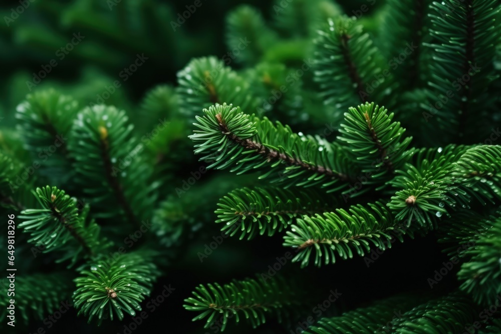 Beautiful green fir tree branches close up, Christmas and winter concept Beautiful green fir tree branches close up, Christmas and winter concept
