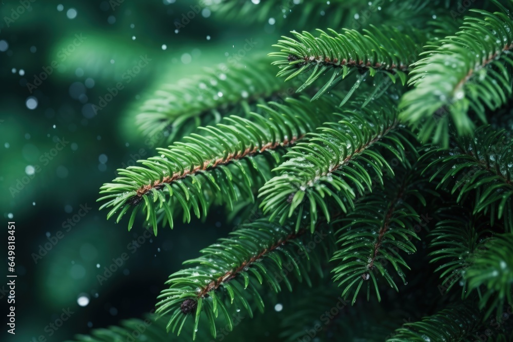 Beautiful green fir tree branches close up, Christmas and winter concept Beautiful green fir tree branches close up, Christmas and winter concept