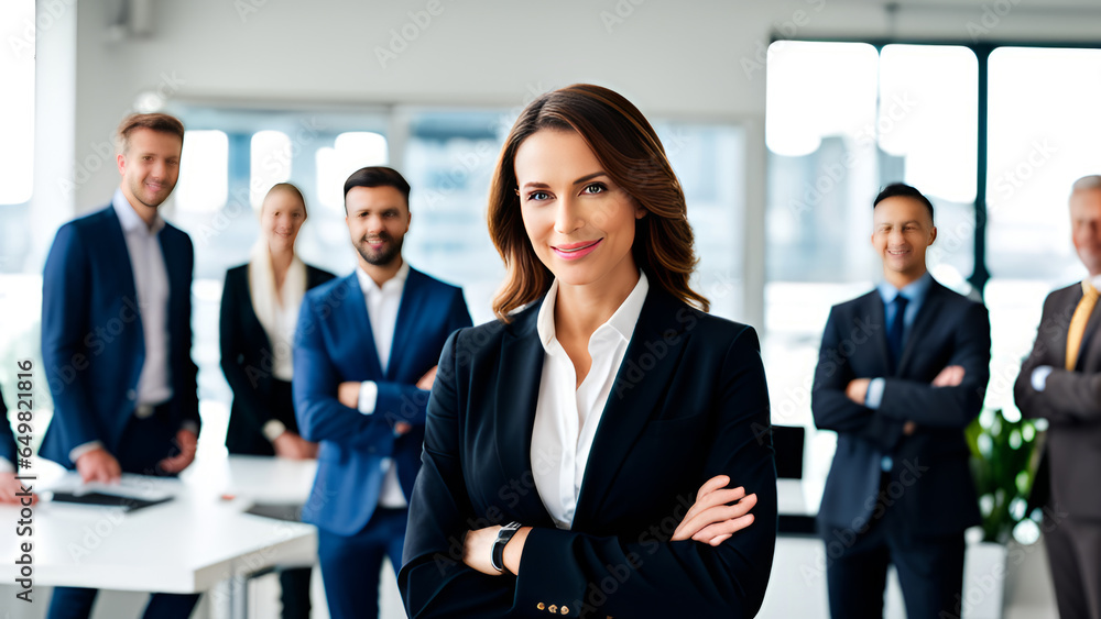 portrait of business people in a meeting portrait of business people in a meeting