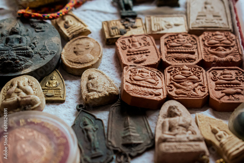 Thai amulets Antique objects for worship, collectibles, antiques, sentimental value.
