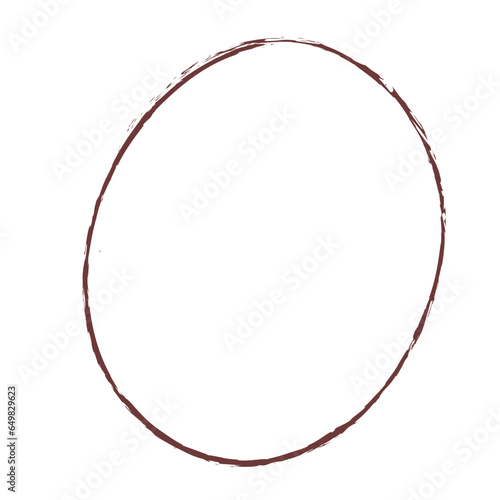 Circle Hand Drawn Line