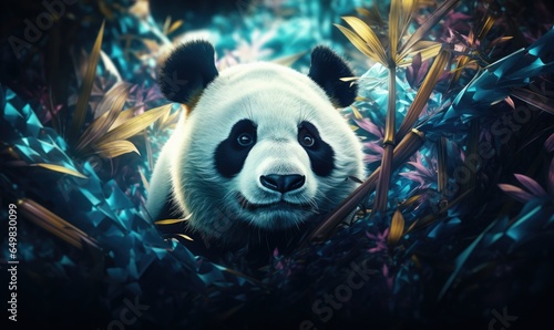 Panda cinematic background