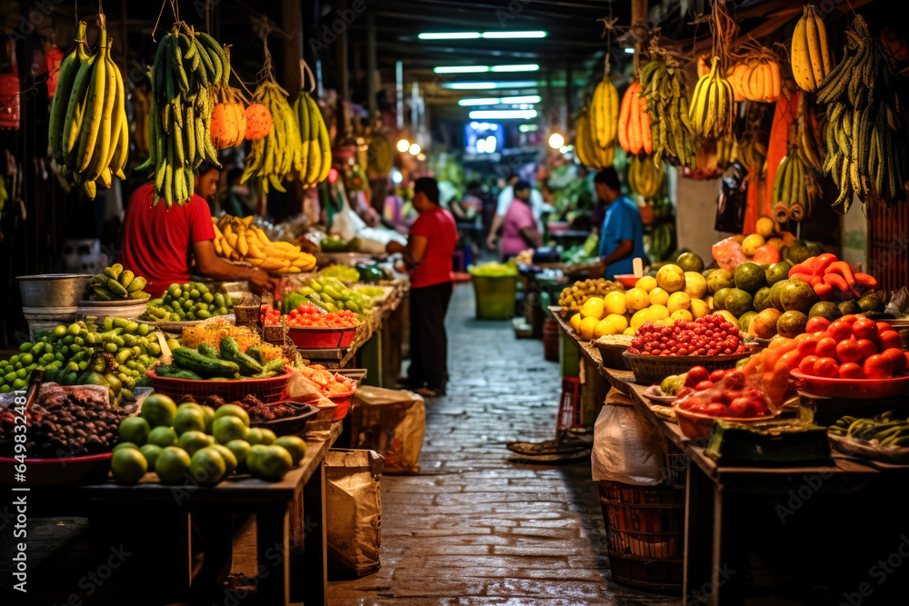 Farm-Fresh Produce at the Latin American Marketplace