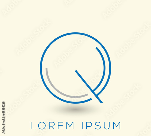 Abstract 'Q' Icon Design for your company.
