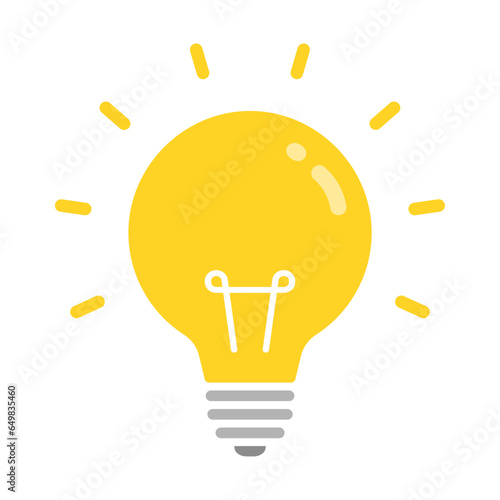 光る電球