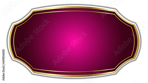  luxury golden arabic islamic banner pattern title frame text box transparent background