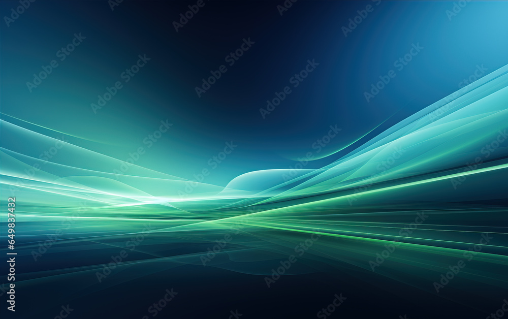 Blue green light effect abstract background,created with generative ai tecnology. Blue green light effect abstract background,created with generative ai tecnology.