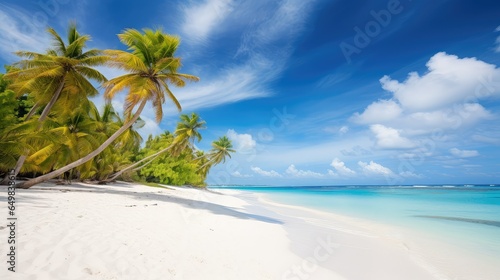 palm caribbean paradise postcard illustration holiday travel  tropical beach  sea ocean palm caribbean paradise postcard