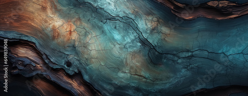 Closeup abstract tree stump or nature pattern color background.exotic wallpaper in painting style.wavy wave art shape