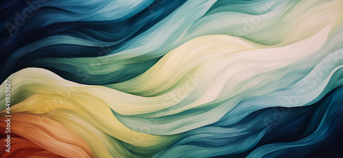 Abstract flowing of nature pattern lines texture color background.exotic wallpaper in painting style.wavy wave art shape