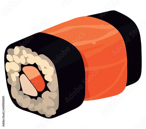 sushi roll illustration