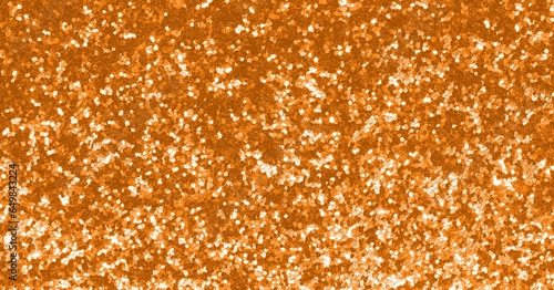 ORANGE Glitterd background with many lights and reflections photo