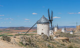 Towering white structures, Consuegra's pride. A journey through Spain's rich legacy and picturesque landscapes
