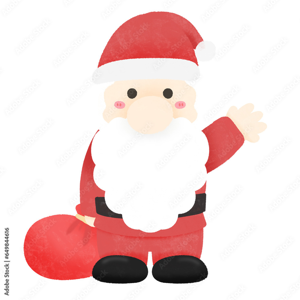 Santa Claus on transparent background Santa Claus on transparent background