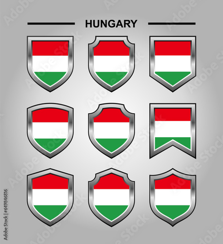 Hungary National Emblems Flag with Luxury Shield Free Download Hungary National Emblems Flag with Luxury Shield - GFXLoad