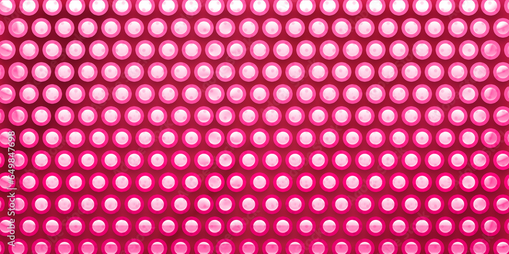Pink color seamless geometric pattern background with Pink color Embosed effect