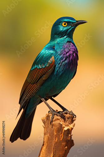 Cape Glossy Starling in the wild