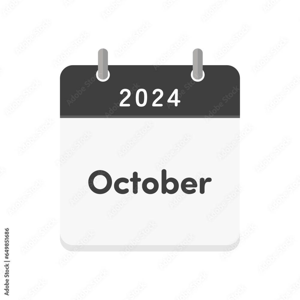 vetor-de-simple-calendar-icon-with-the-letters-2024-and-october
