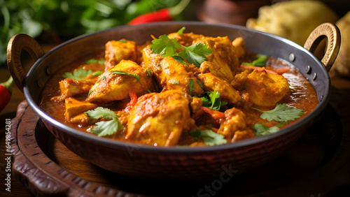 Indian chicken curry with coconut milk. Indian cuisine with our flavorful Indian Chicken Curry. Tender chicken meets a symphony of spices in a tomato-based sauce.  Indian Chicken Curry is a culinary.
