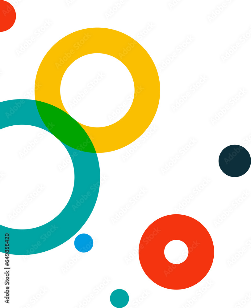 abstract circles element abstract circles element