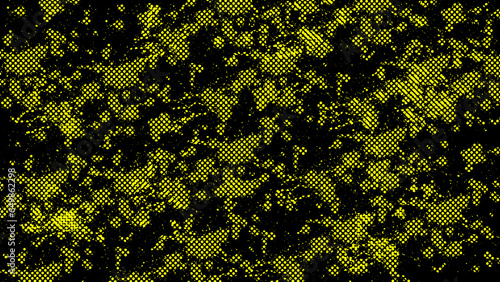 Yellow dots texture background photo