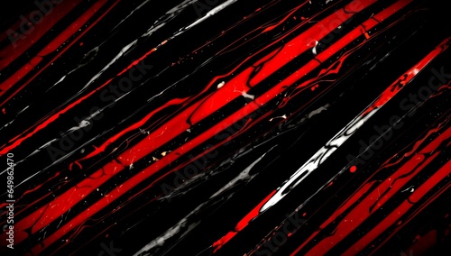 (4K) Abstract wallpaper design. Colorful display of a red & black marble design AI