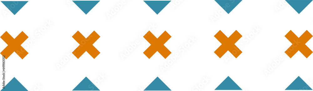 Obraz premium trendy border shape element