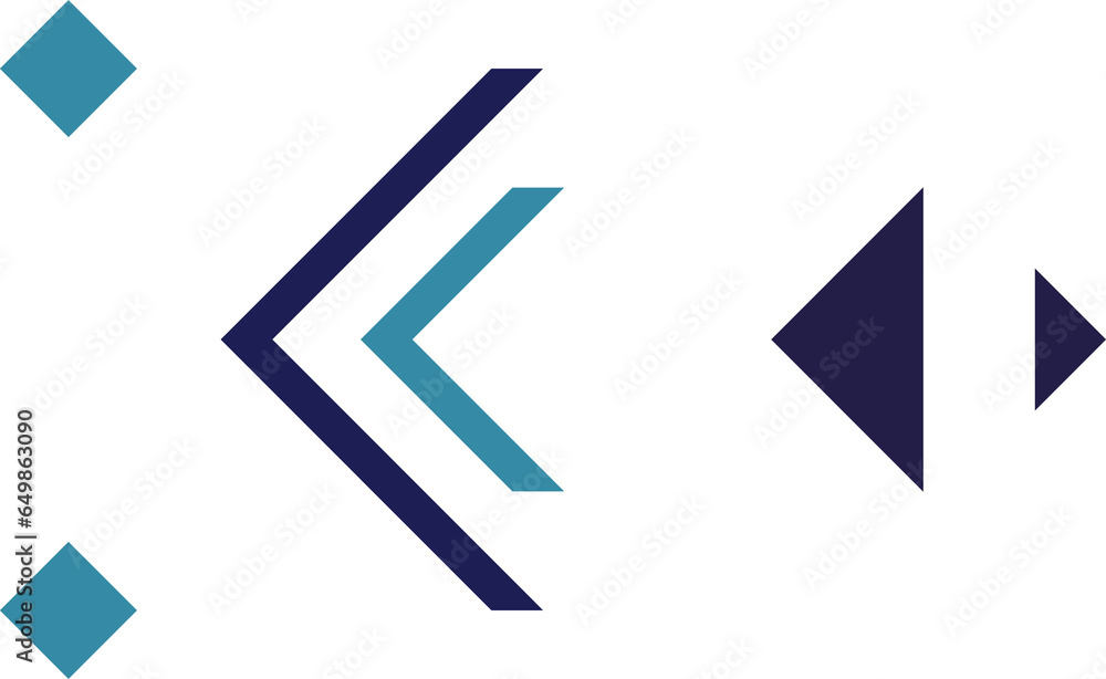 simple arrow shape element simple arrow shape element