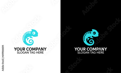 chameleon vector logo