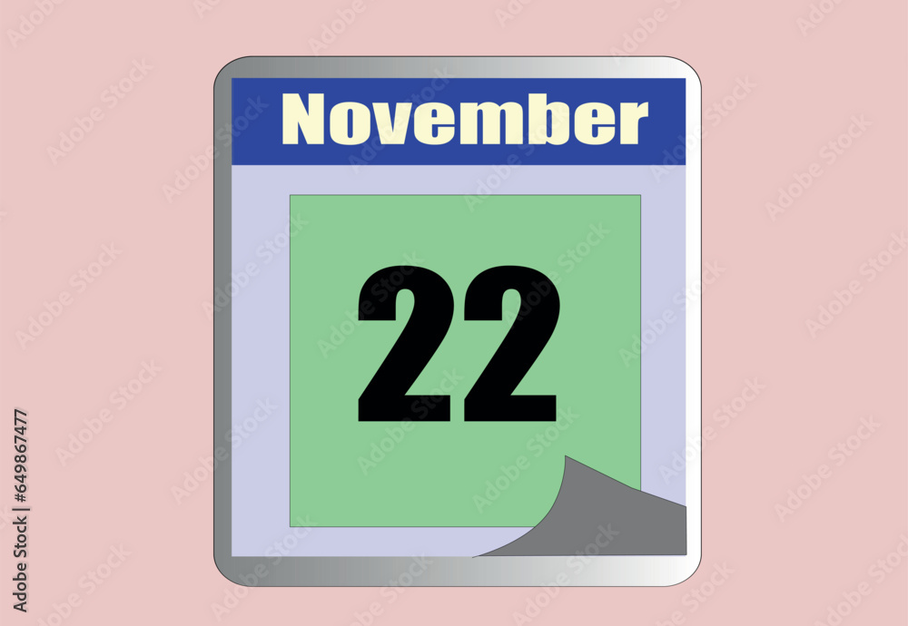 every day of November in different colors every day of November in different colors