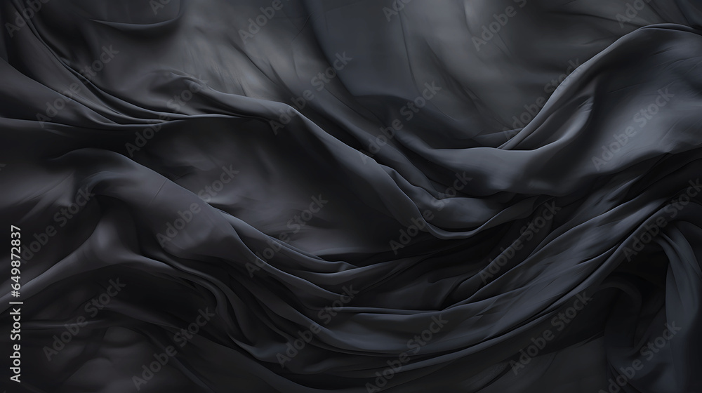 Fototapeta premium Black Silk Backdrop