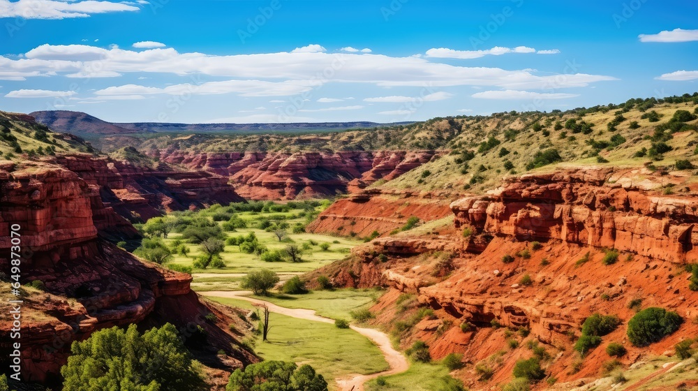 nature caprock canyons state illustration landscape park, travel rock ...