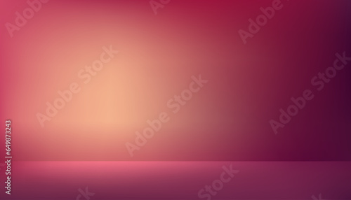 Fototapeta Naklejka Na Ścianę i Meble -  Studio background,Empty Room with futuristic neon on wall and flooring.3D Studio display podium with blurry pink,violet,orange template.Vector banner colourful for product future cyberspace concept