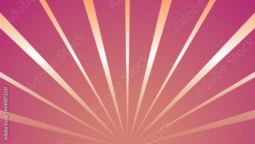 Sunburst Pattern Background. Rays. Radial. Summer Banner. Vector Illustration