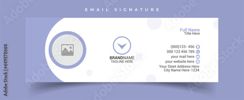 email signature template or corporate email signature