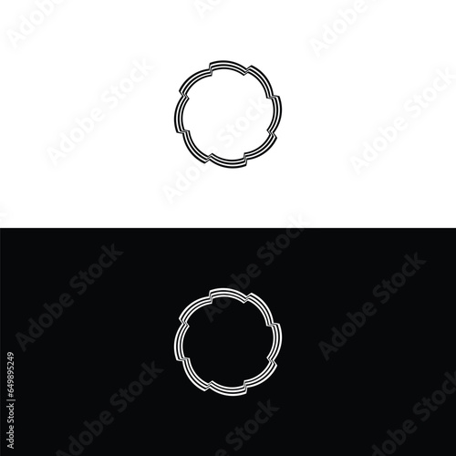 Circle vector logo template design