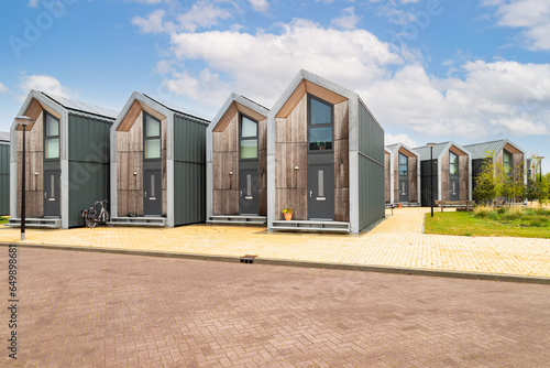 Tiny step-up houses of 39 square meters in the town of Nijkerk in the Netherlands.