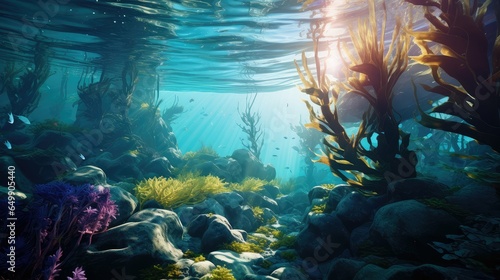 ocean underwater kelp forests illustration sea nature, california water, forest fish ocean underwater kelp forests 54 photo