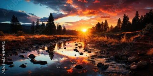 Breathtaking canyons at sun...