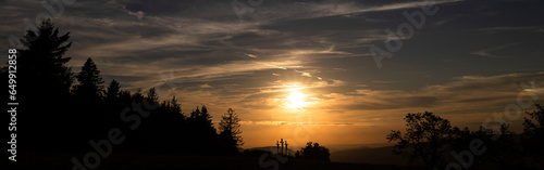 the kreuzberg mountain in the röhn germany photo