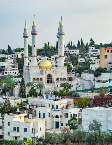 Kadyrov Mosque in the Arab suburb of Jerusalem Abu Ghosh