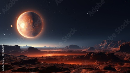 astronomy Mars Deimos Mars illustration cosmos universe, planet exploration, system solar astronomy Mars Deimos Mars