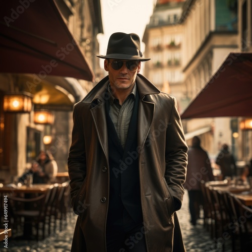 man walking in the city © Restyler