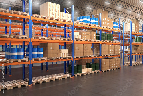 Tapeta Warehouse industrial enterprise