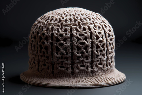 Kufi - Africa - Close-fitting, brimless hat, traditionally worn by men in many African countries (Generative AI) photo