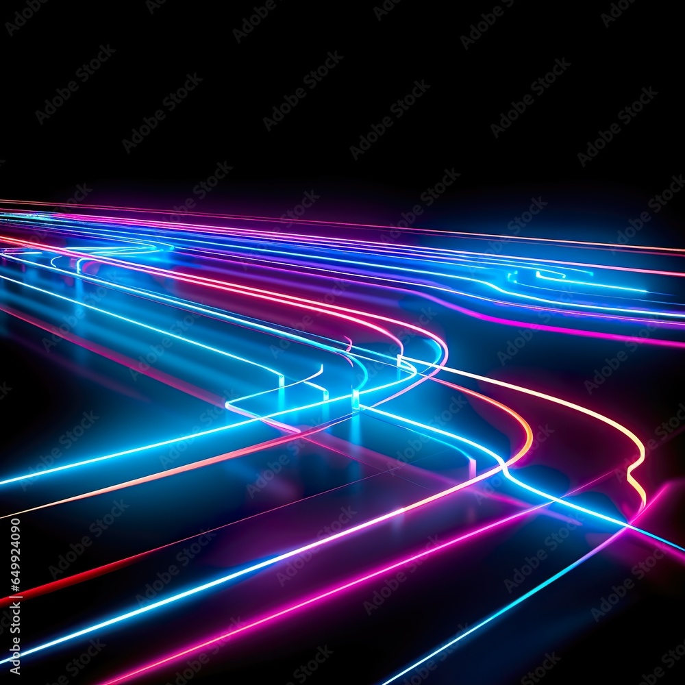 Neon technology background Neon technology background